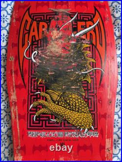 Vintage 1988 Dragon & Bats Powell Peralta Steve Caballero skateboard deck Vintage 1988 Dragon & Bats Powell Peralta Steve Caballero skateboard deck