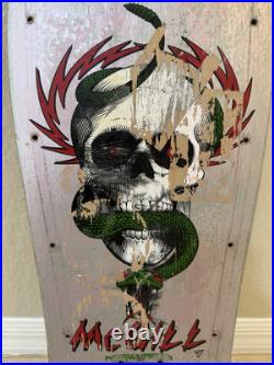 Vintage 1988 Powell Peralta Mike McGill Mini 7 Ply Spoonose Original Gray/Purple Vintage 1988 Powell Peralta Mike McGill Mini 7 Ply Spoonose Original Gray/Purple