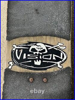Vintage 1988 Vision Shredder Street Too Skateboard Complete Wheels Trucks