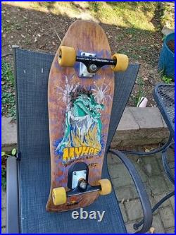 Vintage 1988 Zorlac Donny Myhre Skateboard Deck Venture Trucks G&S Odi Metallica