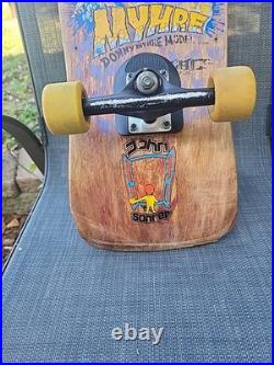 Vintage 1988 Zorlac Donny Myhre Skateboard Deck Venture Trucks G&S Odi Metallica