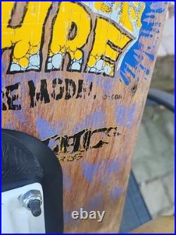 Vintage 1988 Zorlac Donny Myhre Skateboard Deck Venture Trucks G&S Odi Metallica