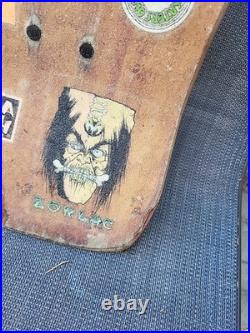 Vintage 1988 Zorlac Donny Myhre Skateboard Deck Venture Trucks G&S Odi Metallica