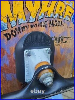 Vintage 1988 Zorlac Donny Myhre Skateboard Deck Venture Trucks G&S Odi Metallica