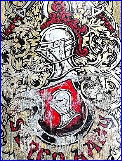Vintage 1989 Santa Cruz Soren Aaby Skateboard Deck