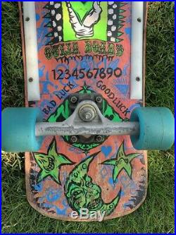 Vintage 1989 Vision Oujia Board OG Skateboard Complete