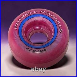 Vintage 1990 POWELL RADIALS 50MM 97a Skateboard Wheels Bearing Cover's