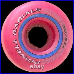 Vintage 1990 POWELL RADIALS 50MM 97a Skateboard Wheels Bearing Cover's Vintage 1990 POWELL RADIALS 50MM 97a Skateboard Wheels Bearing Cover's