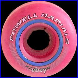 Vintage 1990 POWELL RADIALS 50MM 97a Skateboard Wheels Bearing Cover's Vintage 1990 POWELL RADIALS 50MM 97a Skateboard Wheels Bearing Cover's