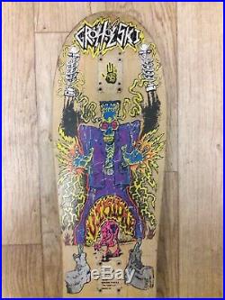 Vintage 1990 Vision Skateboards Tom Groholski Frankenstein skateboard Gonz