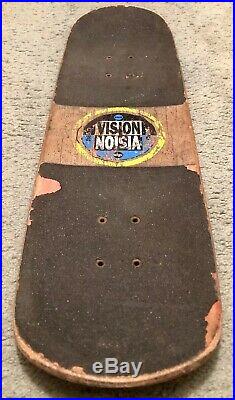Vintage 1991 Vision Double Vision Snub Skateboard 1st Popsicle Deck In History