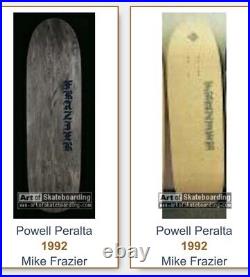 Vintage 1992 Powell Peralta Mike Frazier Slick Skateboard Deck 8.75 x 32 RARE