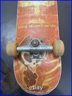 Vintage 1998 Blind Skateboards Mushroom Reaper Skateboard Rare