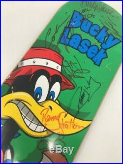 Vintage 2000 Eatin Bird Bucky Lasek Signed Birdhouse Skateboard Danny Way