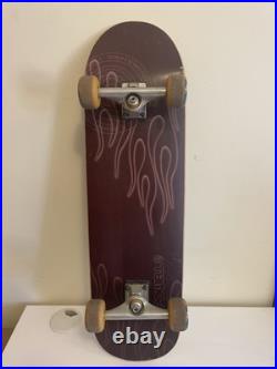 Vintage 2000 Powell Peralta Hot Rod Flames Skateboard Deck 9 x 33.25 Brown/Purp Vintage 2000 Powell Peralta Hot Rod Flames Skateboard Deck 9 x 33.25 Brown/Purp