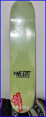 Vintage 2000s HABITAT Skateboards STEFAN JANOSKI TERRATONE GREEN SKATEBOARD DECK