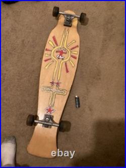 Vintage 41 KEITH HARING FREERIDE LONG BOARD SKATEBOARD 90s All Original