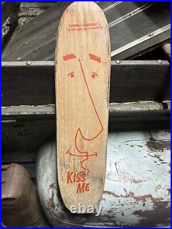 Vintage 60's Sidewalk Surfer KISS ME board