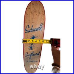 Vintage 60s Sidewalk Surfboard By Champion