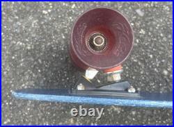 Vintage 70's Hobie Competition Skateboard, Blue Fiberglass Benett Trucks surfing
