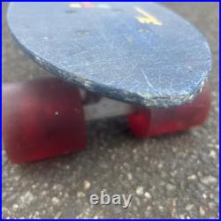 Vintage 70's Hobie Competition Skateboard, Blue Fiberglass Benett Trucks surfing