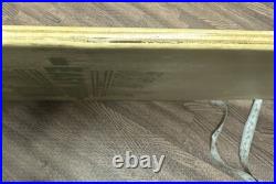Vintage 70's Never Flex Easy Wider Skateboard 8 Wheeler Skateboard Undrilled