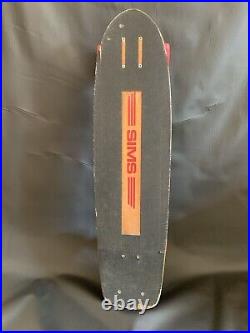 Vintage 70's Sims Lonnie Toft Model Skateboard Deck Original