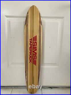 Vintage 70's Sims Pure Juice 36 NOS Taper Kick Skateboard undrilled