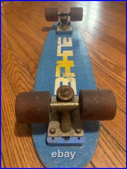 Vintage 70s BAHNE Fiberglass Complete Original Skateboard Cadillac DK51 Wheels