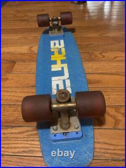 Vintage 70s BAHNE Fiberglass Complete Original Skateboard Cadillac DK51 Wheels