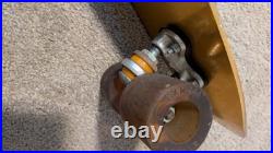Vintage 70s Banzai Gold Aluminum Skateboard