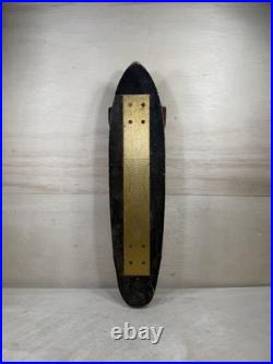 Vintage 70s Banzai Gold Aluminum Skateboard Rare