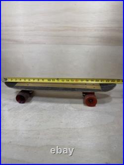 Vintage 70s Banzai Gold Aluminum Skateboard Rare