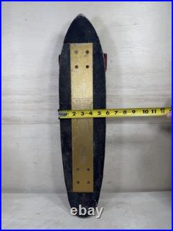 Vintage 70s Banzai Gold Aluminum Skateboard Rare