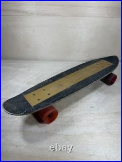 Vintage 70s Banzai Gold Aluminum Skateboard Rare
