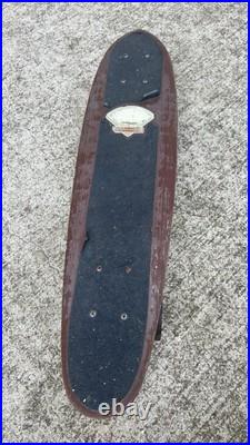 Vintage 70s G&S FibreFlex Kicktail Skateboard With Bennett Trucks & Sims Wheels