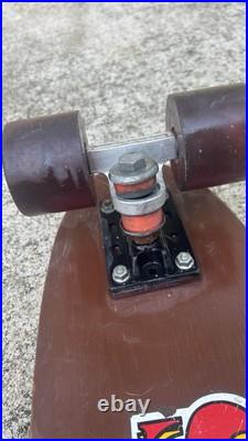 Vintage 70s G&S FibreFlex Kicktail Skateboard With Bennett Trucks & Sims Wheels