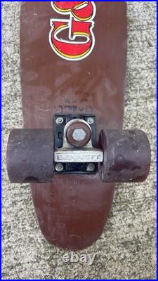 Vintage 70s G&S FibreFlex Kicktail Skateboard With Bennett Trucks & Sims Wheels