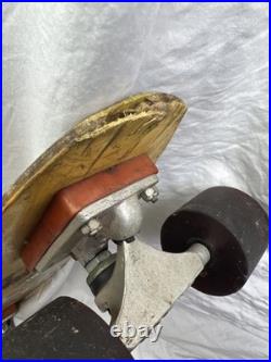 Vintage 70s Gordon and Smith G&S Fiberflex Skateboard Oak St Trucks Road Rider 4