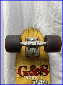 Vintage 70s Gordon and Smith G&S Fiberflex Skateboard Oak St Trucks Road Rider 4