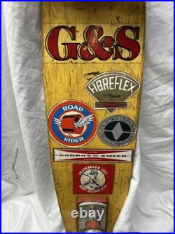 Vintage 70s Gordon and Smith G&S Fiberflex Skateboard Oak St Trucks Road Rider 4