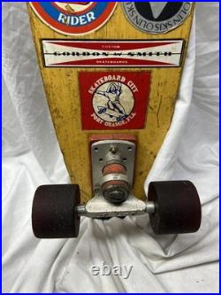 Vintage 70s Gordon and Smith G&S Fiberflex Skateboard Oak St Trucks Road Rider 4