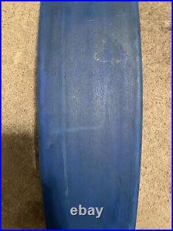 Vintage 70s Nash Electric Blue Sidewalk Surfer Skateboard