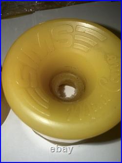 Vintage 70s SIMS Flat Back MINI COMP Skateboard Wheels Dogtown Alva G&S CREAM