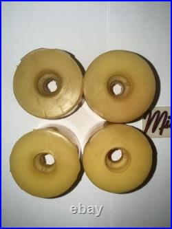 Vintage 70s SIMS Flat Back MINI COMP Skateboard Wheels Dogtown Alva G&S CREAM