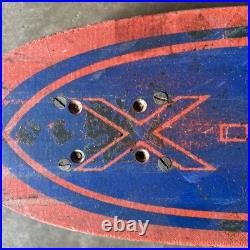 Vintage 70s Skateboard X-caliber complete Bennett Pro Trucks Road Rider 4 wheels