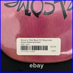Vintage 80's CHRIS MILLER Beast WELCOME Skateboard Deck Schmitt Stix Re-issue