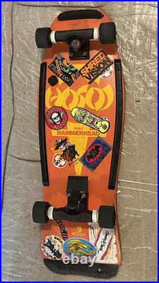 Vintage 80's Hosoi Max Hammerhead Skateboard Original Owner 1987 Excellent Cond Vintage 80's Hosoi Max Hammerhead Skateboard Original Owner 1987 Excellent Cond