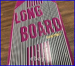 Vintage 80's Madrid Concave Long Board Skateboard Deck Original