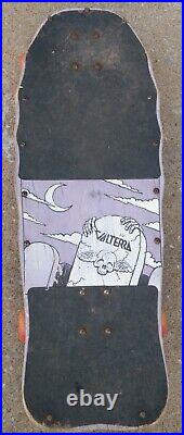 Vintage 80's Old School 1985 Valterra Skate Zombie Concave Complete Skateboard